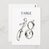 任意のカラーテーブル番号ファンシーSilver ポストカード (正面/裏面)