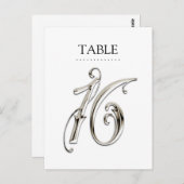 任意のカラーテーブル番号ファンシーSilver ポストカード (正面/裏面)