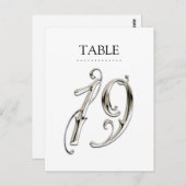 任意のカラーテーブル番号ファンシーSilver ポストカード (正面/裏面)