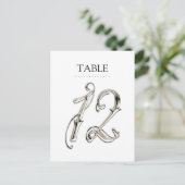 任意のカラーテーブル番号ファンシーSilver ポストカード (スタンド正面)