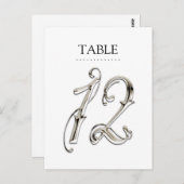 任意のカラーテーブル番号ファンシーSilver ポストカード (正面/裏面)