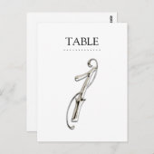 任意のカラーテーブル番号ファンシーSilver ポストカード (正面/裏面)