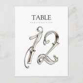任意のカラーテーブル番号 ファンシーシルバー ポストカード (正面)