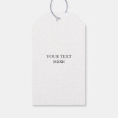 任意のカラーハートハッピーバースデーギフトラベル、誕生日 ギフトタグ (裏面)