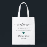 任意のカラーハート結婚のウェルカムトートバッグ エコバッグ<br><div class="desc">これらのおもしろいエコバッグをお気に入りのお菓子で満たせ救済ば、お客様の滞在をより楽しむことができる。ハートの色を変更するにクリックは、カスタマイズしてから「デザインツールを使用して編集」を行う。 ハートを選択し、ツールを使用して変更を行う。</div>