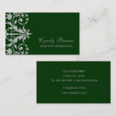 任意のカラーバロックの名刺 名刺 (正面/裏面)