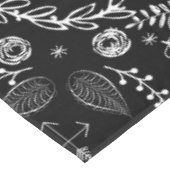 任意のカラーフローラガーランドスワールコットンテーブルクロス テーブルクロス (アングル)