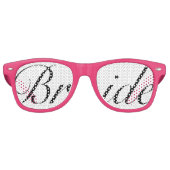 任意のカラーブライドスワッグパーティーグラス レトロサングラス (正面)