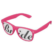 任意のカラーブライドスワッグパーティーグラス レトロサングラス (アングル)