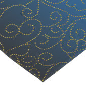 任意のカラーブラック2グラデーション金ゴールドトナディアホリデイ ショートテーブルランナー (コーナー)