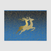 任意のカラーブラック2グラデーション金ゴールドトナディアホリデイ 薄葉紙 (正面)