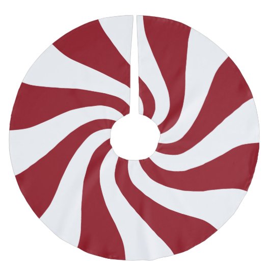 任意のカラーペパーミントウールツリースカート ブラッシュドポリエステルツリースカート (正面)