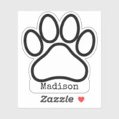 任意のカラーポープリントのアウトラインMonogramラップトップ シール (シート)