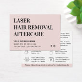 任意のカラーレーザーヘア除去IPLアフターケアカード (デスク)