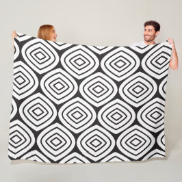 任意のカラー抽象芸術ダイヤモンドMCMパターン フリースブランケット