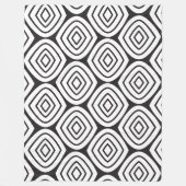 任意のカラー抽象芸術ダイヤモンドMCMパターン フリースブランケット (正面)