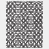 任意のカラー抽象芸術ティアドロップMCMパターン フリースブランケット (正面)