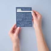 任意のカラー歯ブラシ、歯科、歯医者の広告 チラシ (手)