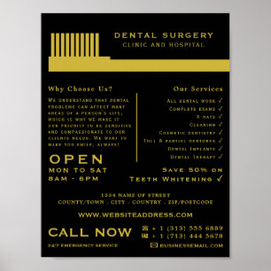 任意のカラー歯ブラシ、歯科、歯医者の広告 ポスター