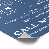 任意のカラー歯ブラシ、歯科、歯医者の広告 ポスター (角)