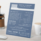 任意のカラー歯ブラシ、歯科、歯医者の広告 台座サイン (インサイチュ)