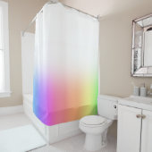 任意のグラデーション色のレインボーグラデーション シャワーカーテン (インサイチュ)