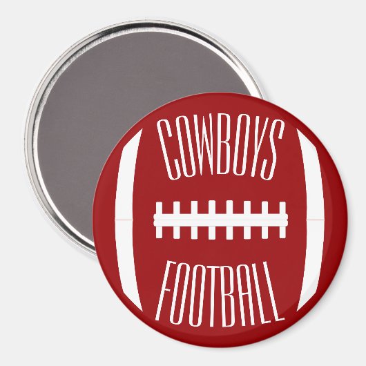 任意のチームカラー&文字カスタムサッカースポーツコーチ マグネット (正面/裏面)