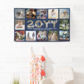 任意のテキスト 12 写真 クリスマス 新年 青い 休日 横断幕 (インサイチュ)