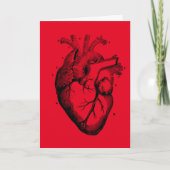 任意のハート用の人間の大事な行事 カード (正面)