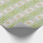 任意のパターン（の模様が）ある大事な行事ギフトラップ ラッピングペーパー (角)