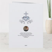 任意のパーソナライズされた大事な行事のための教会カード カード (裏面)