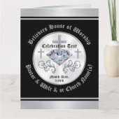 任意のパーソナライズされた大事な行事のための教会カード カード (正面)