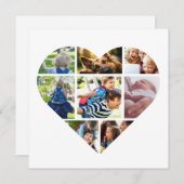 任意のパーソナライズされた大事な行事のフォトコラージュカード シーズンカード (正面/裏面)