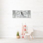 任意のパーソナライズされた大事な行事のフォトバナー 横断幕 (インサイチュ)