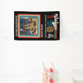 任意のパーソナライズされた年齢のヴィンテージカスタムフォト誕生日 横断幕 (インサイチュ)