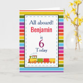 任意のパーソナライズされた年齢の誕生日 カード (黄色い花)