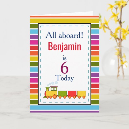 任意のパーソナライズされた年齢の誕生日 カード (黄色い花)