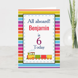 任意のパーソナライズされた年齢の誕生日 カード