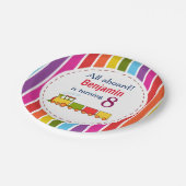 任意のパーソナライズされた年齢の誕生日 ペーパープレート (アングル)