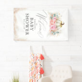 任意のパーティー – カボチャのピンクの花 横断幕 (インサイチュ)