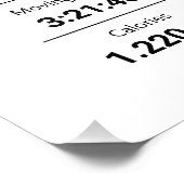 任意のマラソンルート走写真プリント フォトプリント            (角)