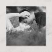 任意のモダンカラーフォトカレンダー日付を保存 エンクロージャーカード (裏面)