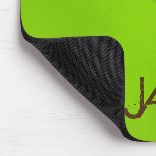 任意のモダン文字で幾何学的な構成の写真 マウスパッド (コーナー)