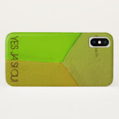 任意のモダン文字で幾何学的な構成の写真 Case-Mate iPhoneケース (裏面(横))