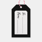 任意のユニセックス大事な行事カスタマイズ可能クラフト ギフトタグ (正面)