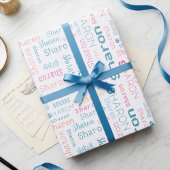 任意のユニーク大事な行事用のカスタマイズ可能なギフトラップ ラッピングペーパー