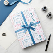 任意のユニーク大事な行事用のカスタマイズ可能なギフトラップ ラッピングペーパー