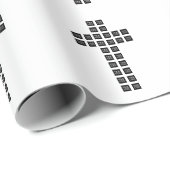 任意のロゴまたは画像でクロスパターンを作成 ラッピングペーパー (ロールコーナー)