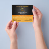 任意のロゴ チラシ (手)