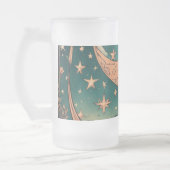 任意の個性に一致するマグカップ引用文 フロストグラスビールジョッキ (左)